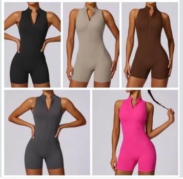 Fitted One Piece Jumpsuit